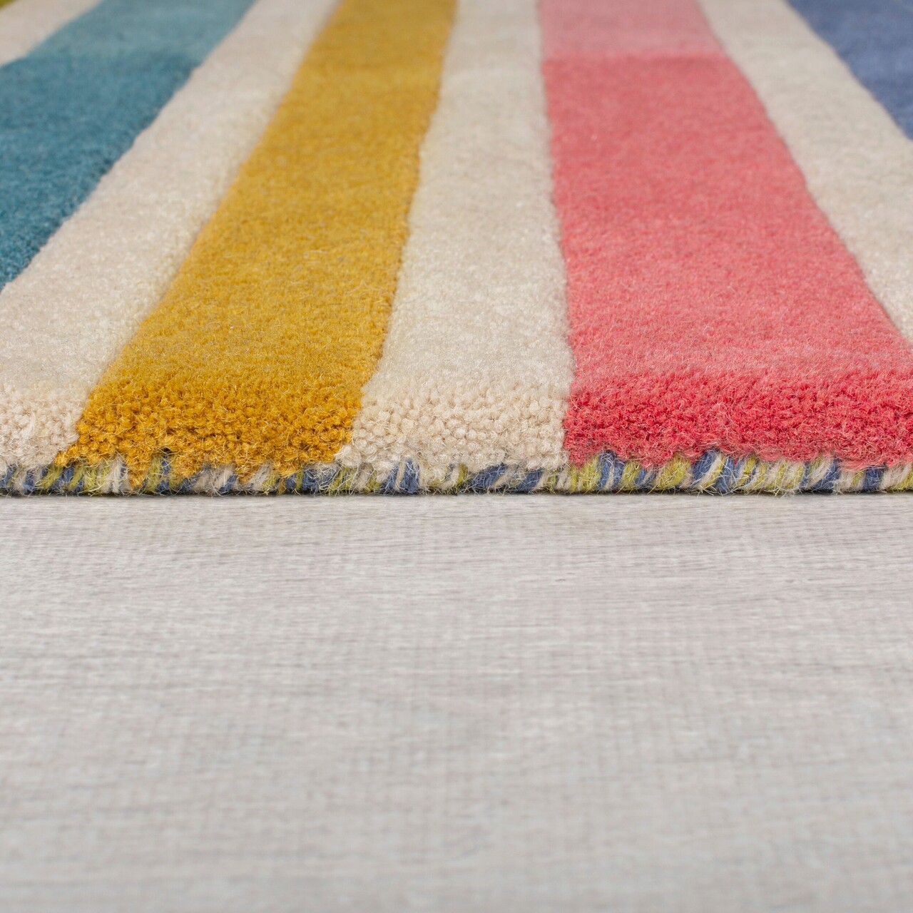 Covor Piano Pink/Multi, Flair Rugs, 60x230 cm, lana, roz/multicolor