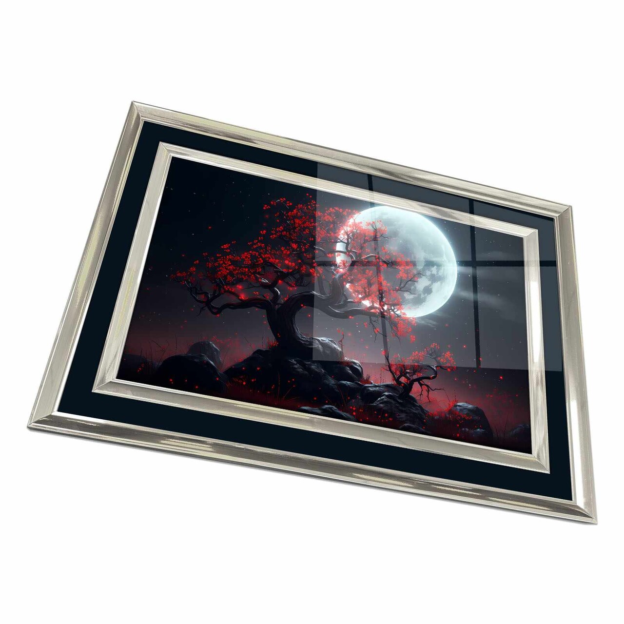 Tablou decorativ, 4363Kromgumusct, Cadru: 100% LEMN MASIV (Grosime: 2,5 cm), Multicolor - view 3