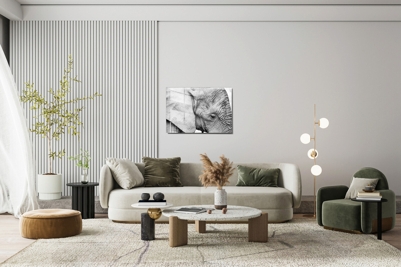 Tablou decorativ, 1284, Sticla temperata, 70 x 100 cm, Multicolor - 1 | YEO