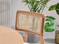 Set masă și scaune (4 piese), Fairfax, Lova, Natural