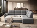 Coltar extensibil dreapta 3 locuri ELTAP, RT-05GO, Siber, 270x186x93 cm, lemn/poliester, gri