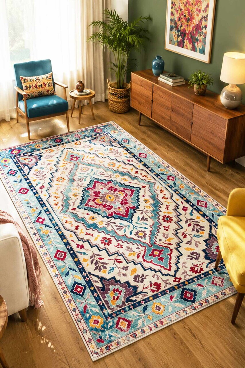 Covor, Haelen, 200x290 cm, Multicolor — imaginea 3