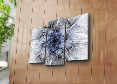 Set 3 tablouri decorative, 3patk-105, canvas, 20 x 39 cm, 2 piese, multicolor