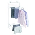 Uscator de haine suspendabil Brezio, iDesign, fixare pe usa, 51x47.5x120.5 cm, otel
