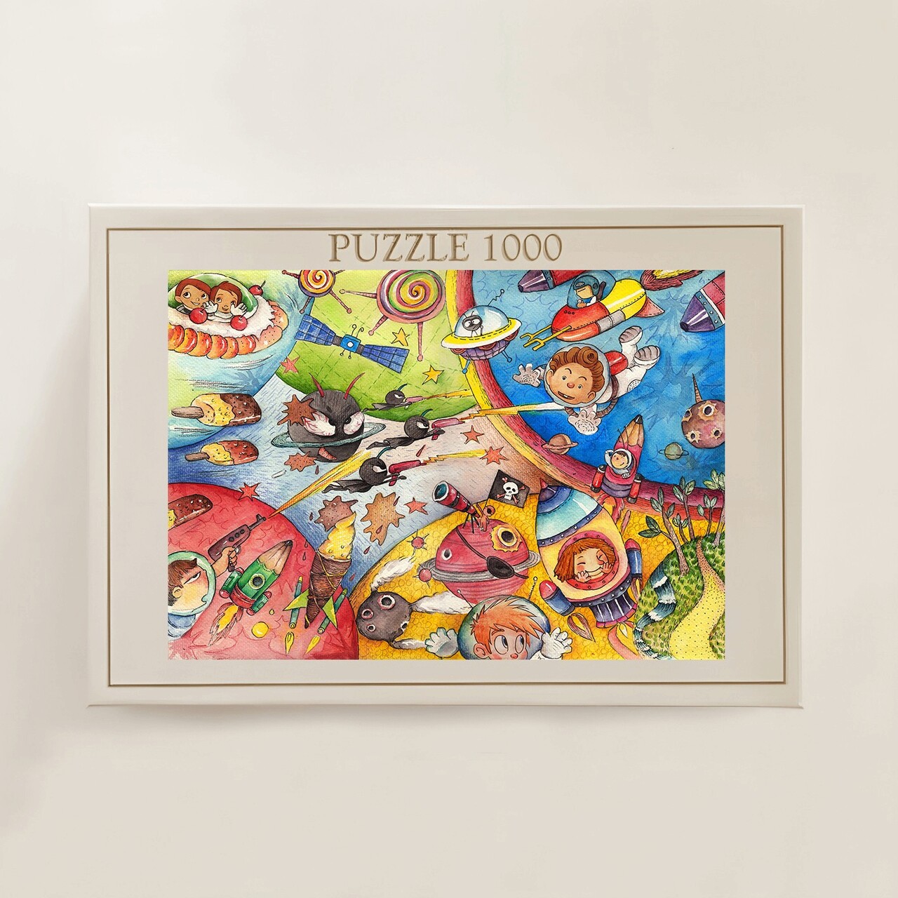 Puzzle, Wallxpert, PZL_0137_1000, Multicolor - view 3