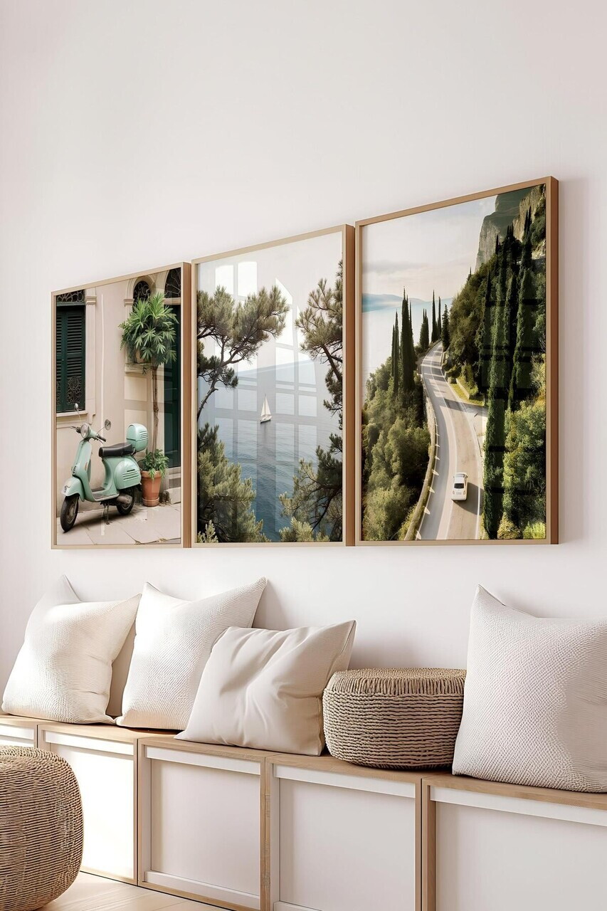 Set de pictură decorativă, Ç-300696, Sticla PVC, Multicolor