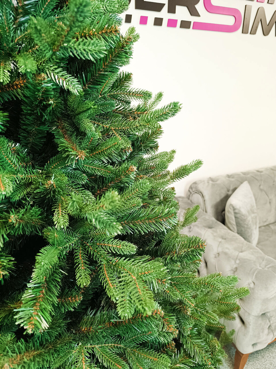 Brad artificial Christmas Deluxe by Sersimo, Royal Felara, 2D+3D, 210cm — imaginea 19