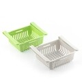 Set 2 organizatoare pentru frigider, Friwer InnovaGoods, lungime reglabila, 20-28x16.5x7 cm