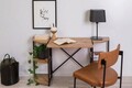Birou, Sapphire, Mayra Rafix, 138x75x34 cm, PAL, Pin Atlantic / Negru