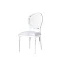 Scaun, Fairfax, Albero11, 50x47x98 cm, Lemn masiv, Alb
