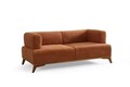 Canapea 2 locuri, Atelier del Sofa, 560ARE5209, Cadru: Lemn și PAL, Portocaliu