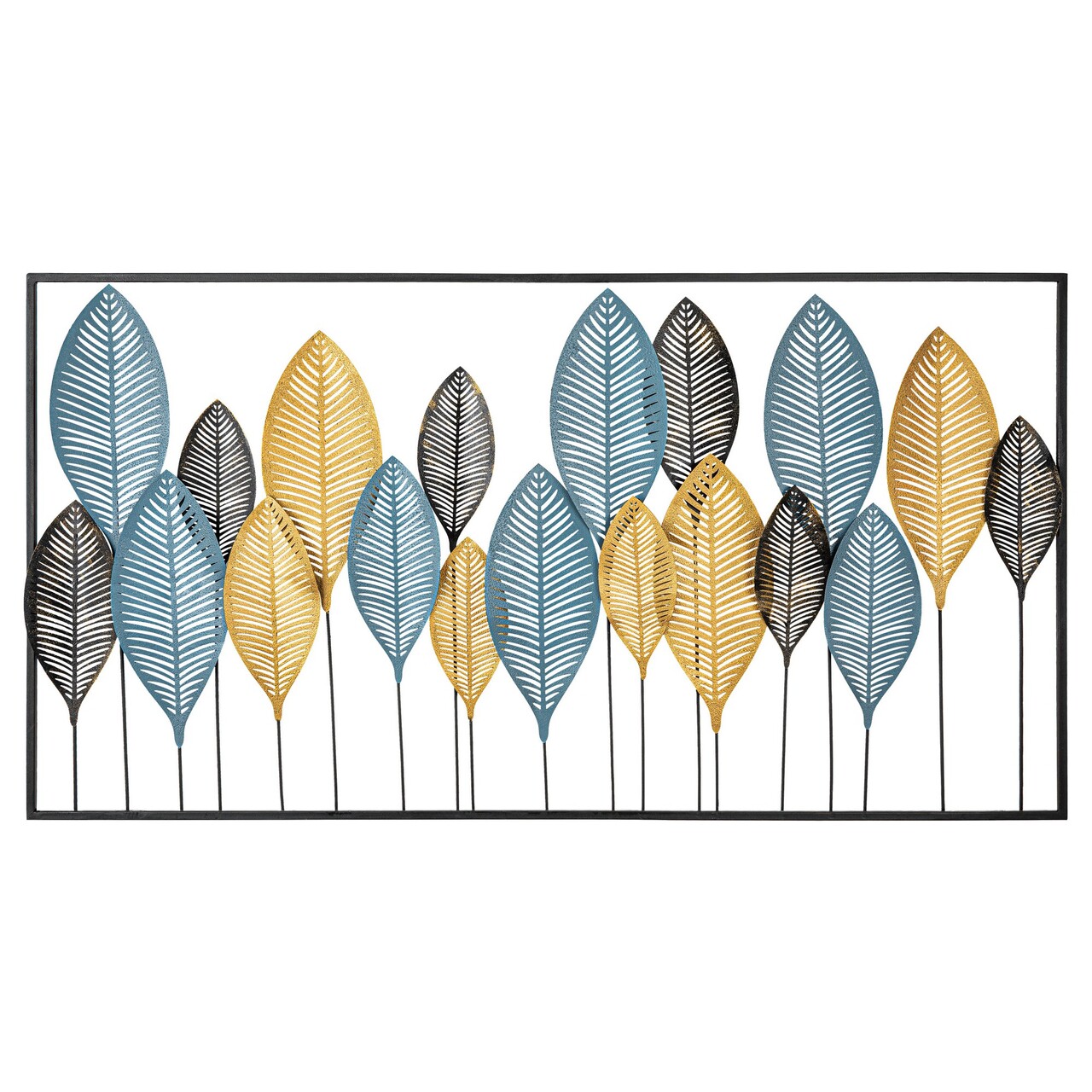 Decoratiune de perete, Zevahir 4, Dimensiuni: 115 x 3 x 60 cm, Multicolor - view 7