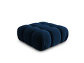 Taburet, Bellis-51, Micadoni Home, 94x94x43 cm, catifea, albastru regal
