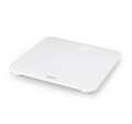 Cantar digital pentru baie, Brabantia, White, 30x30x2.4 cm, max 180 kg, sticla, alb