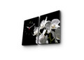 Set 2 ceasuri de perete, 2P3040CSMOR-2, Canvas, 30 x 40 cm, 2 piese, Multicolor
