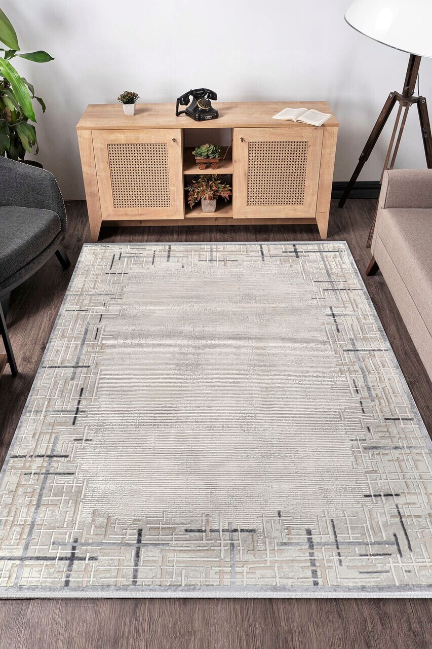 Covor, Nazende Nz001, 160x230 cm, 60% POLIPROPILENĂ/40% POLIESTER, Bej