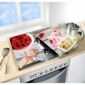 Set 2 protecții universale pentru aragaz, Wenko Raspberry