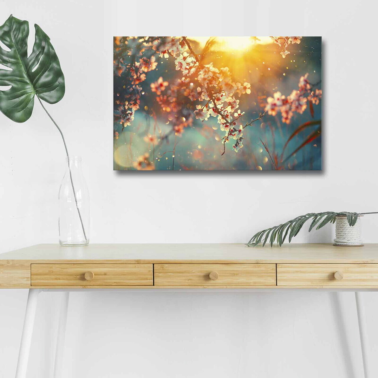 Tablou decorativ cu lumina LED, 4570DHDACT-167, PÂNZĂ DIN PIELE ÎNTOARSĂ, Dimensiune: 45 x 70 cm, Multicolor — imaginea 2