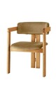 Scaun, Nmobb, CO, Cadru: 100% LEMN, Stejar / Taupe deschis