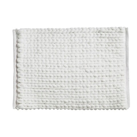 Covoras de baie Thick Plain, 5five, 50 x 75 cm, poliester, alb 5five