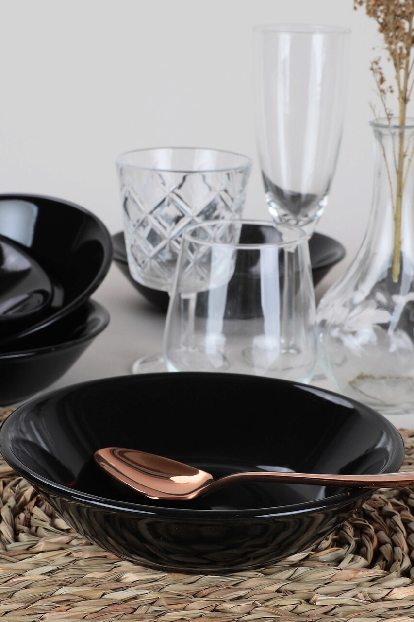 Set farfurii din ceramica pentru desert, Hermia, 275KRM1824, Multicolor - view 4