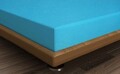 Cearceaf cu elastic pentru o persoana (FR), Sax Blue, Patik, Bumbac