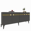 Consola, Olivia, Hayat KB150, Antracit / Aur