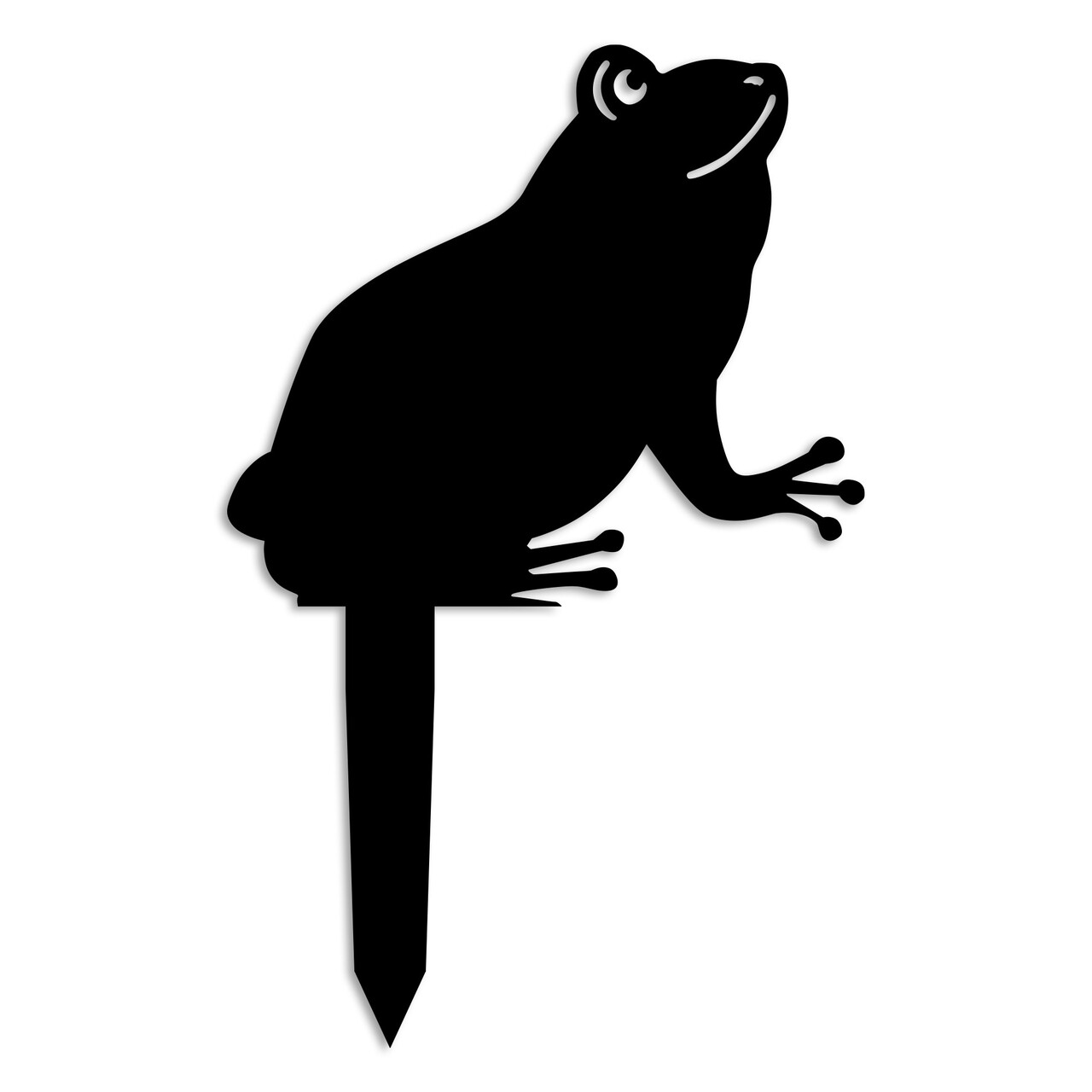 Obiect decorativ de grădină, Frog 01, 34x22 cm, Negru - view 4