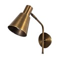 Aplica de perete, Sivani - MR-663, Alby, 14 x 36 x 40 cm, 1 x E27, 40W, aramiu antic