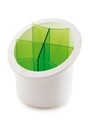 Suport tacamuri, Snips, 16 x 17 x 16.5 cm, polipropilena, alb/verde