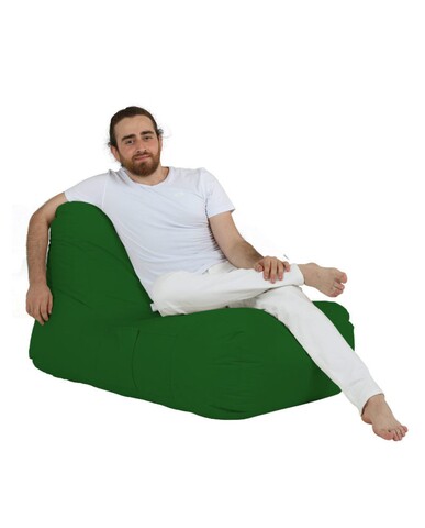 Fotoliu puf, Bean Bag, Ferndale Trendy, 105 x 75 cm, poliester impermeabil, verde 105 imagine model 2022