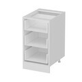 Dulap pentru bucatarie, Hanah Home, Minar, 45x87x58 cm, Alb