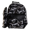 Rucsac pentru picnic 12 piese Lin, DKD Home Decor, 38x23x45 cm, gri