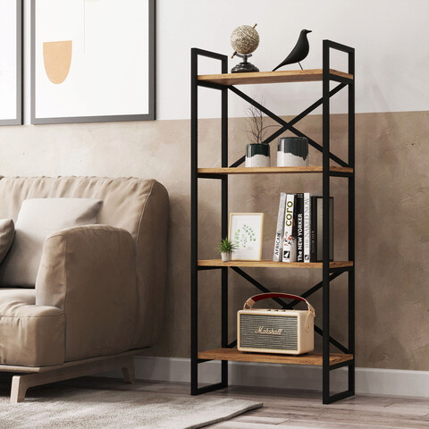 Corp biblioteca, locelso, vg1, 58x138x30 cm, maro