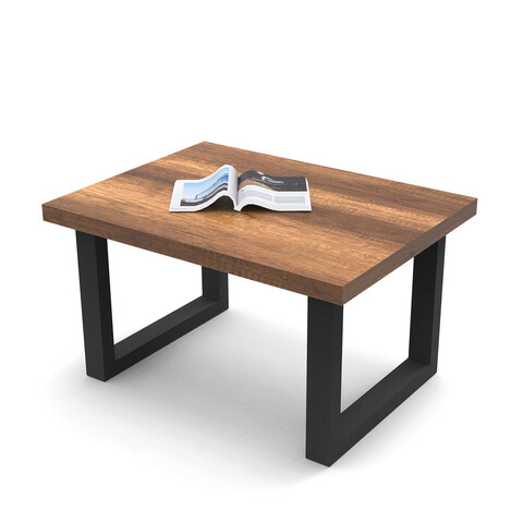 Masuta de cafea, locelso, mn02, 80x43x60 cm, nuc / antracit
