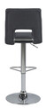 Scaun de bar Sylvia, Actona, 41.5x52x115 cm, rotativ, poliester/otel, gri inchis