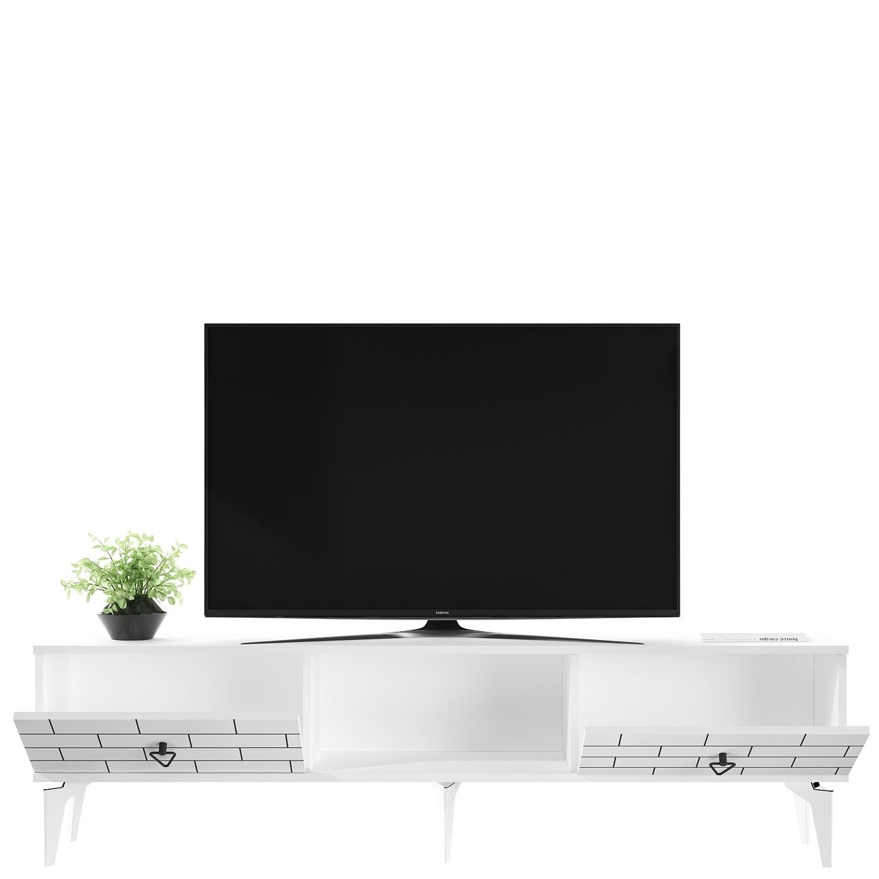 Comoda TV, Olivia, Varna, Alb - 3 | YEO