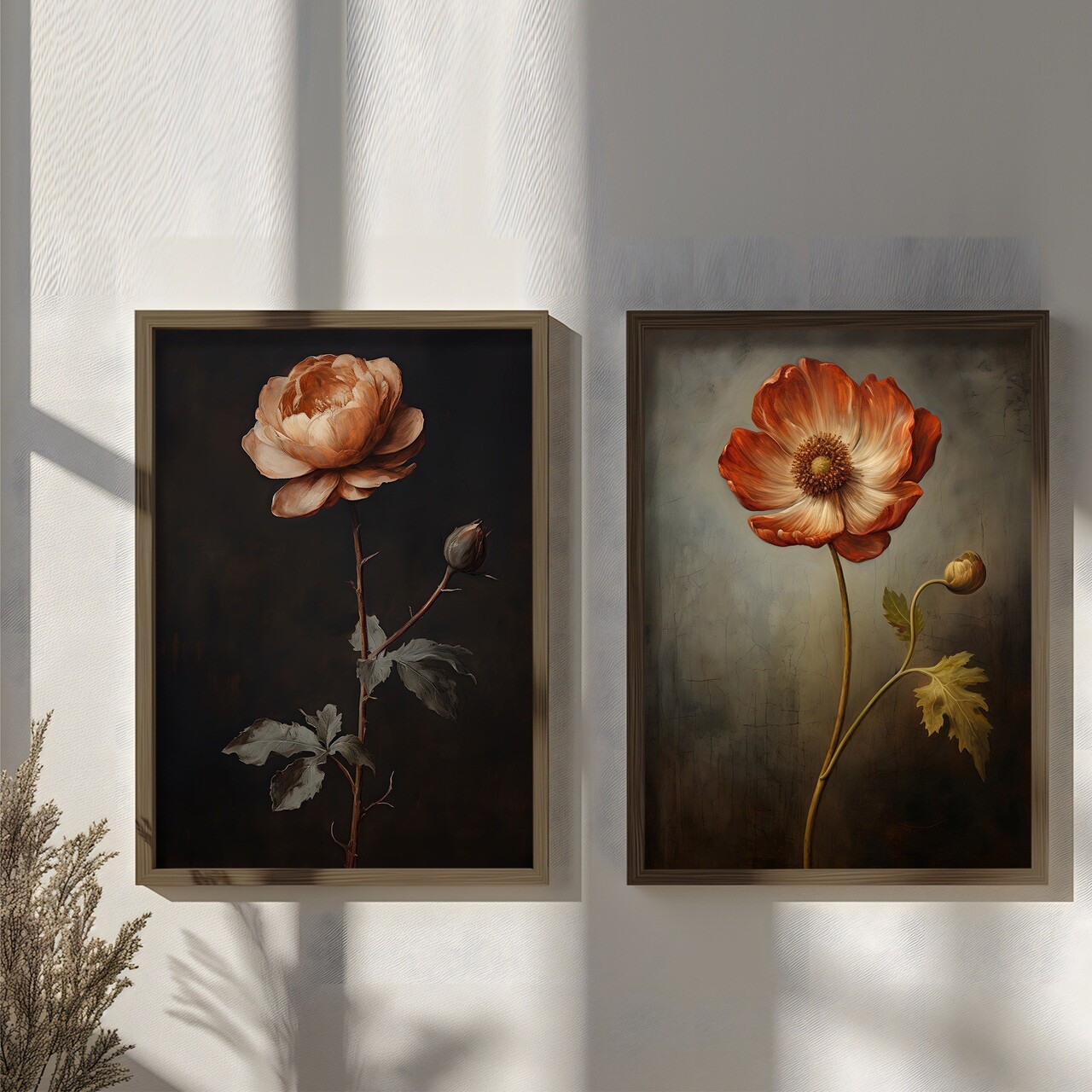 Set 2 tablouri decorative, AI132, Cadru: 100% MOLID, Multicolor - view 2