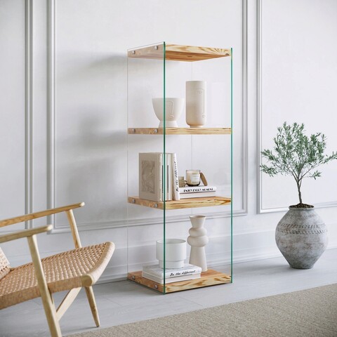 Corp biblioteca, Neostill, Niagara R303, 40x120x35 cm, Stejar mezoni.ro