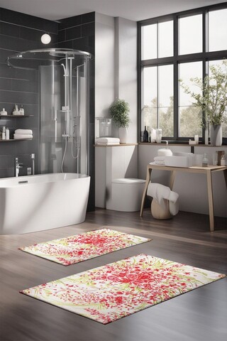 Set covorase de baie, Cartwright, CT-5298, Poliester, Multicolor