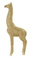 Decoratiune, Mauro Ferretti, Giraffe, 20 x 9.8 x 49 cm, polirasina, auriu