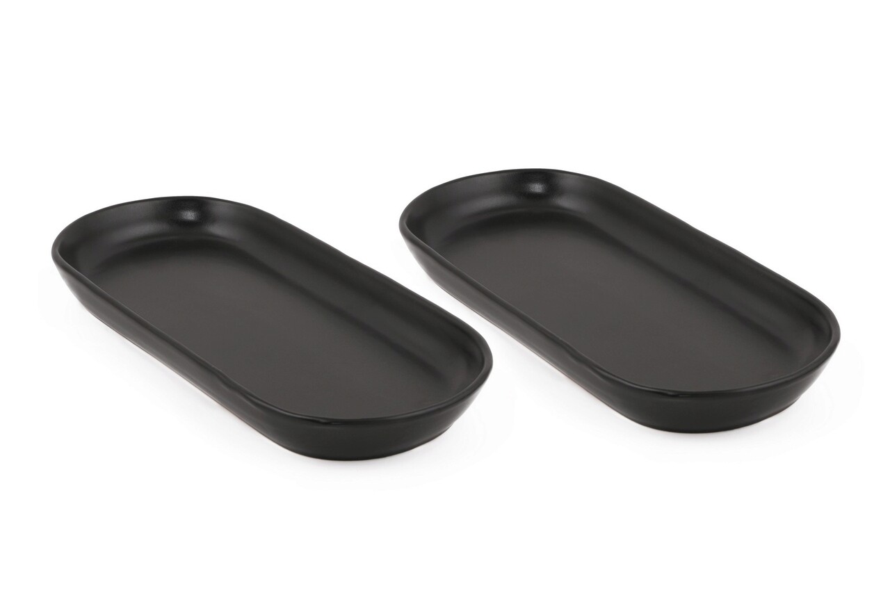 Set platouri servire, Hermia, 275KRM1420, Antibacterian, Negru mat - view 3