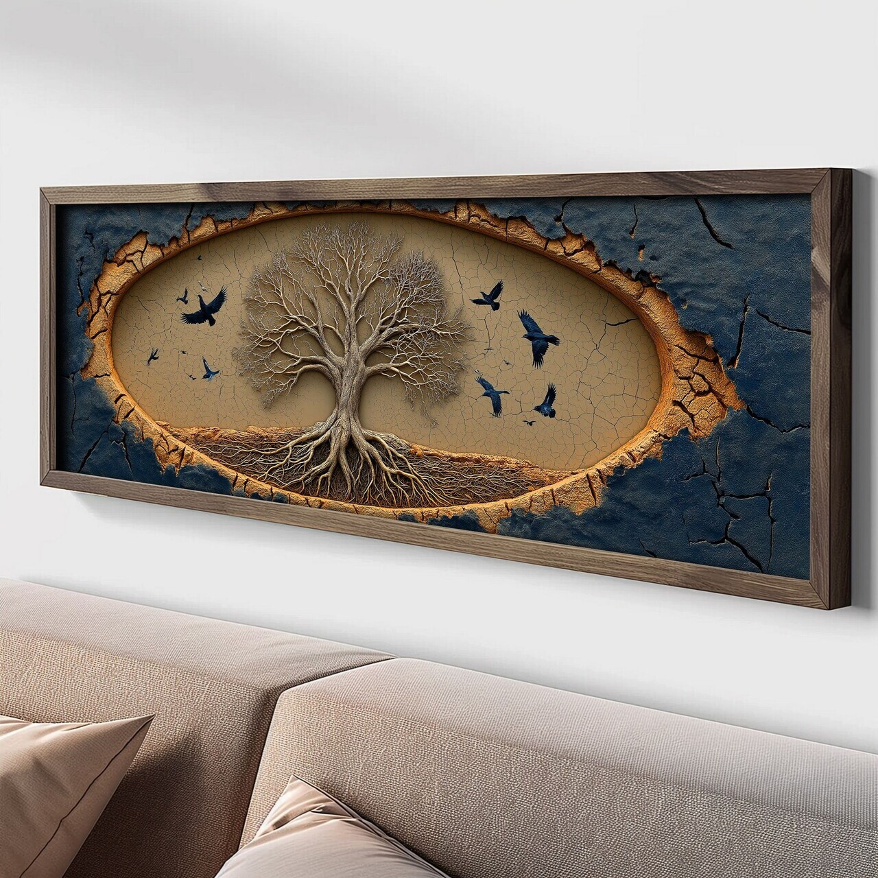 Tablou decorativ LAC069-150 MDF Lemn masiv Multicolor