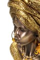 Figurina /sculptura decorativa  Nairobi, Mauro Ferretti, 15x12x28 cm, polirasina, multicolor
