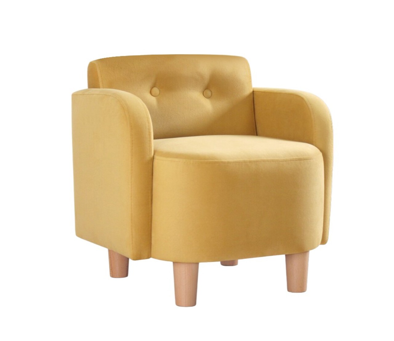 Fotoliu pentru copii, Atelier del Sofa, 209FLF1112, Galben - imagine 6