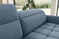 Coltar extensibil stanga 3 locuri ELTAP, LT-40RAQ, Barea, 208x160x100 cm, lemn/poliester, albastru