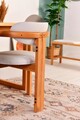 Set Masa si Scaune, Vow Chair, Cheri 4S, Lemn de fag, Stejar / Crem