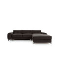 Coltar extensibil dreapta 3 locuri ELTAP, RT-97RIV, Grayson, 278x205x92 cm, lemn/poliester, gri inchis