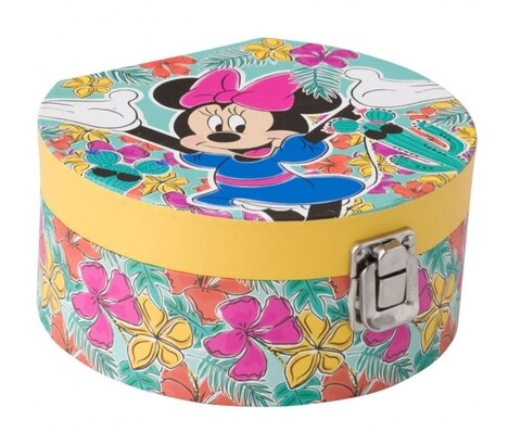 Cutie de bijuterii pentru fetite Cactus Minnie, Disney, 17x15.5x8 cm, roz