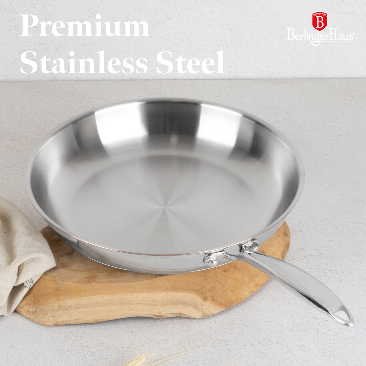 Tigaie Berlinger Haus, Copper Touch, 20 cm, inox, argintiu - imagine 7